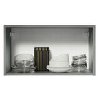 Gabinete Superior 60 cm 1 Puerta Abatible Gris Nice Madesa
