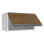 Gabinete Superior 60 cm 100% MDF 1 Puerta Abatible Blanco/Marrón Acordes Madesa