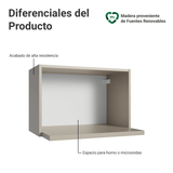 Gabinete Superior 1 Compartimento para Horno Crema