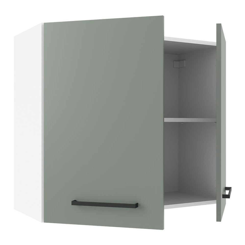 Gabinete Superior 70 cm 2 Puertas Blanco/Gris Agata Madesa