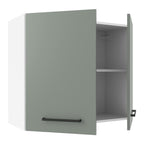 Gabinete Superior 70 cm 2 Puertas Blanco/Gris Agata Madesa