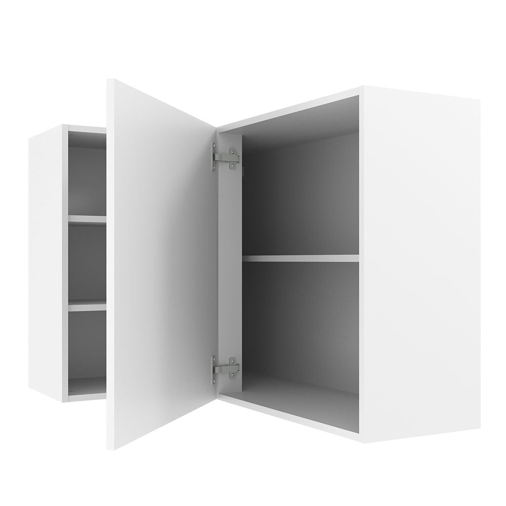 Gabinete Superior Esquinero 166 cm 1 Puerta 3 Nichos Blanco Agata Madesa