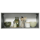 Gabinete Superior 80 cm 1 Puerta Abatible Nice Gris