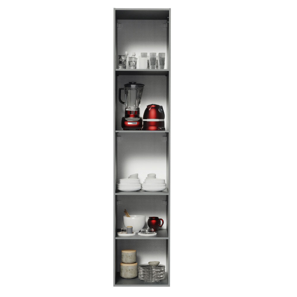 Despensero 40 cm 2 Puertas Gris Nice Madesa