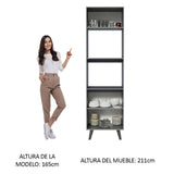 Mueble de cocina para Horno/ Microondas 60 cm Sin cajones Nice Gris