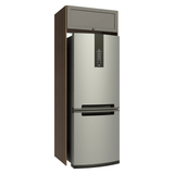 Mueble para Refrigerador 1 Puerta Basculanete Marrón/Gris Vik Madesa