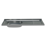 Fregadero de Acero Inoxidable 105 X 44 cm