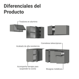 Cocina Esquinera 325 cm Sin Patas Nice Gris 05