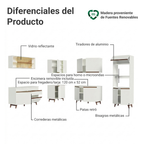Cocina Integral Esquinera 452cm Blanco Reims 01