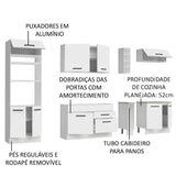 Cocina Integral 290 cm Blanco Agata 01