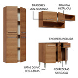 Cocina Integral 229cm Marrón Emilly Fit 03