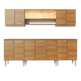 Cocina Integral 233cm Marrón Emilly Smile 04