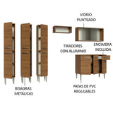 Cocina Integral 261cm Emilly Marrón 03