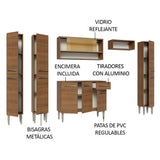 Cocina Integral 261cm Marrón Emilly 04