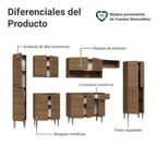 Cocina Integral 325 cm Marrón Emilly Madesa