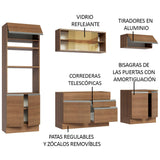 Cocina Integral 270cm Marrón Glamy 10