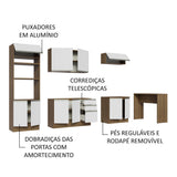 Cocina Integral 315cm Marrón/Blanco Glamy 02