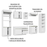 Cocina Integral 330cm Blanco Glamy 03