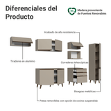 Cocina Integrale 300cm Crema Nice Madesa 05