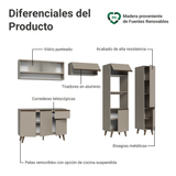 Cocina Integrale 300cm Crema Nice Madesa 08