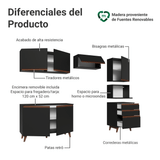 Cocina Integral 250 cm Reims Negro 08