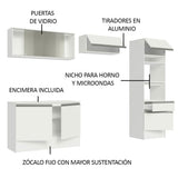 Cocina Integral 260cm Blanco Topazio 01
