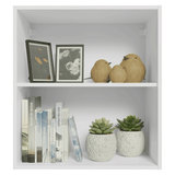 Gabinete Superior para Recámara 60 cm 2 Nichos Neo Blanco