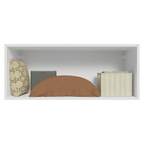 Gabinete Superior para Recámara 80 cm 1 Puerta Basculante Blanco Neo Madesa