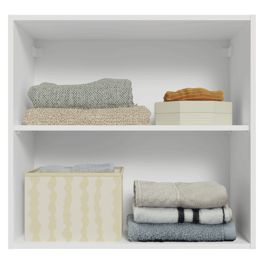Gabinete Superior para Recámara 70 cm 2 Puertas Blanco Neo Madesa