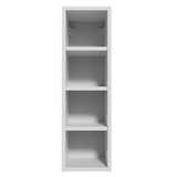 Nicho de Pared 20 cm 4 Repisas Blanco Neo Madesa