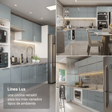 Cocina Integral 240cm Lux Blanco/Gris 05