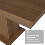 Mesa de Comedor 160 cm Marrón Madesa