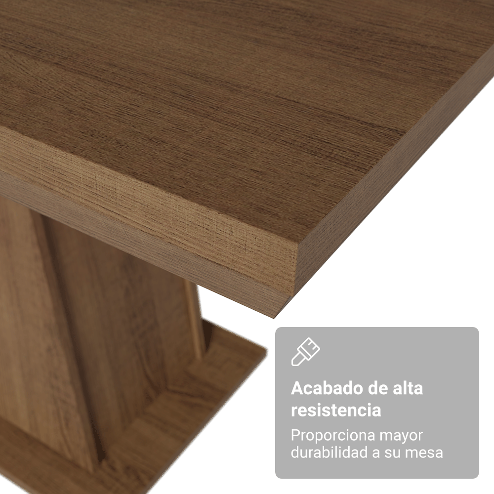 Mesa de Comedor 160 cm Marrón Madesa