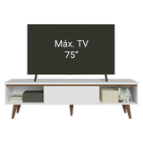 Mueble para TV Hasta 80 Pulgadas Blanco Reims