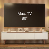 Mueble para TV Reims Hasta 80 Pulgadas Blanco