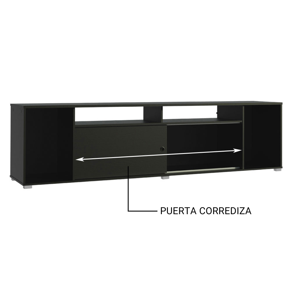 Mueble para TV de hasta 65 Pulgadas Cancún Negro