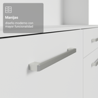 Cocina Compacta 120 cm Blanco Life Madesa