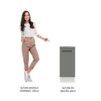 Gabinete Bajo 35 cm 1 Puerta Blanco/Gris Agata Madesa