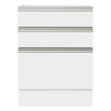 Gabinete Bajo 60 x 60 cm 3 Cajones Glamy (Sin Encimera) Blanco