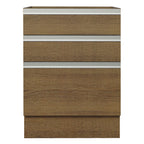 Gabinete Bajo 60 cm 3 Cajones Sin Encimera Marron Glamy Madesa
