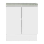 Gabinete Bajo 70 cm 2 Puertas Blanco Glamy Madesa