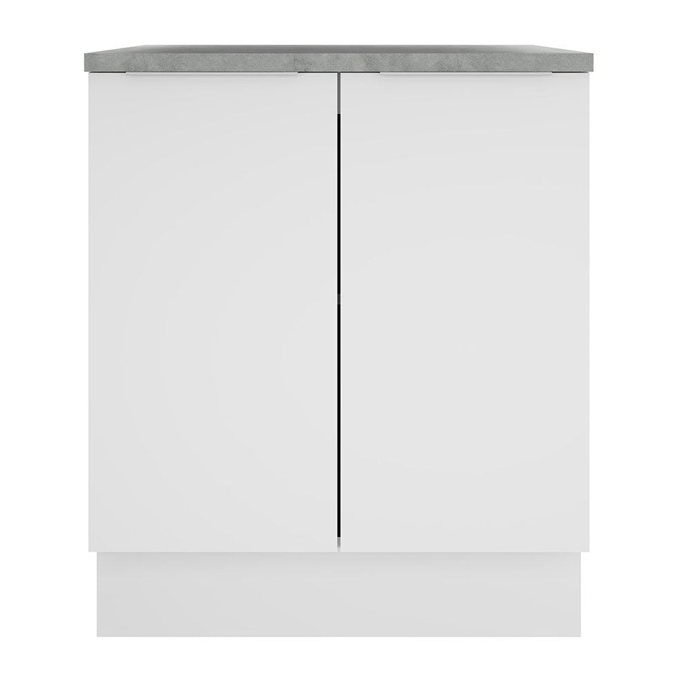 Gabinete Bajo 70 cm 2 Puertas Blanco Stella Madesa