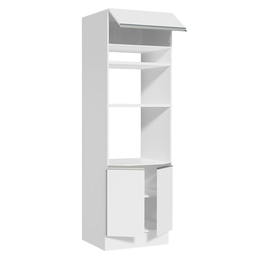 Mueble para Horno 70 cm 3 Puertas Blanco Glamy Madesa