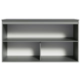 Gabinete Bajo para Fregadero 120 cm 2 Puertas Sin Patas Nice Gris