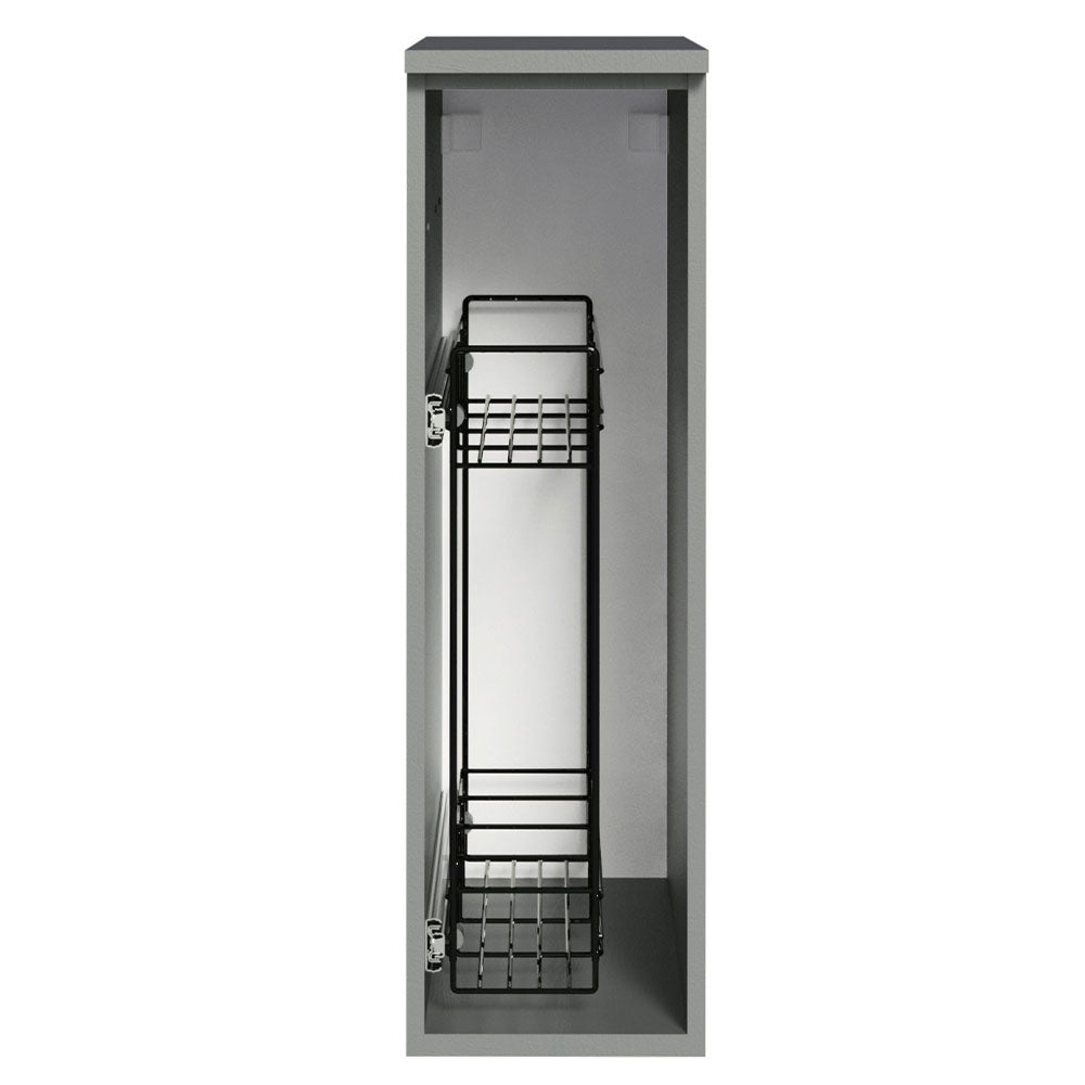 Gabinete Especiero para Cocina 20 cm Sin Patas Nice Gris