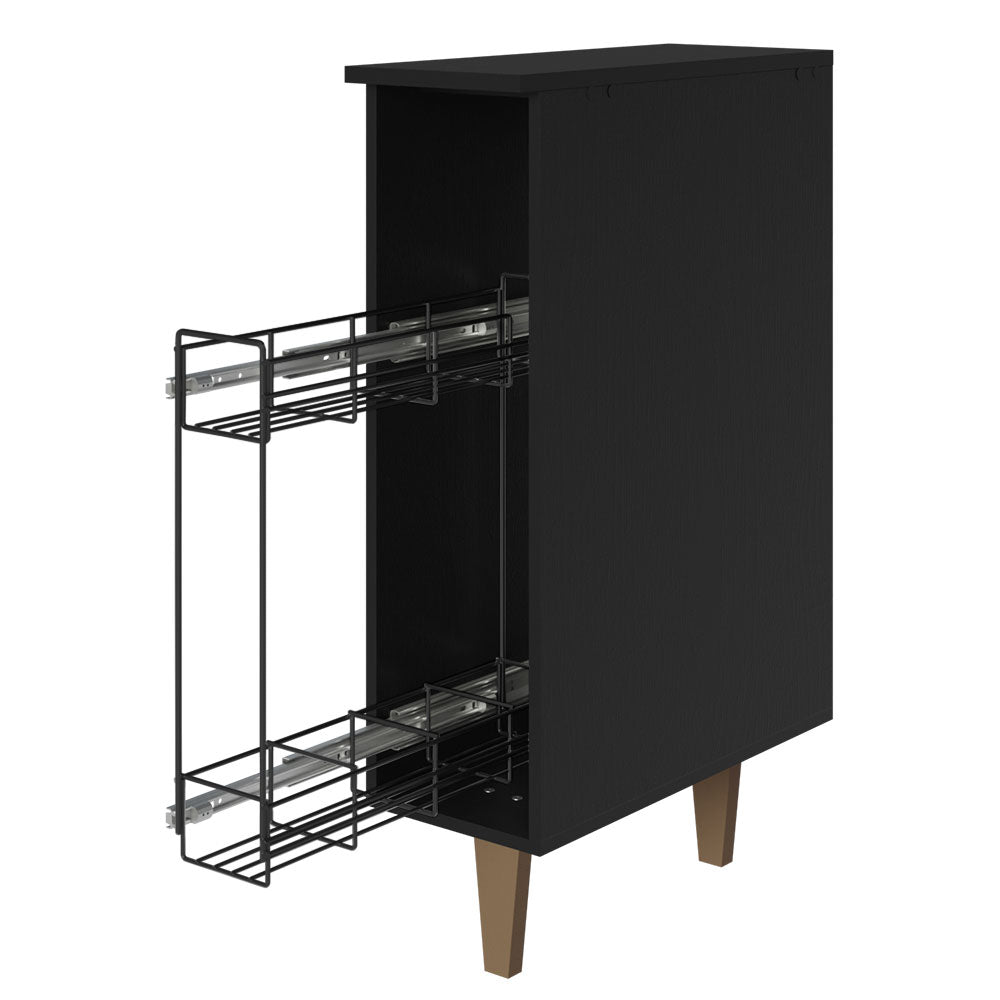Especiero de Cocina 20 cm Negro Reims Madesa