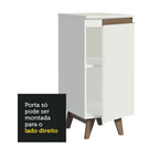 Gabinete Bajo 35 cm 1 Puerta Blanco Reims Madesa