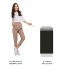 Gabinete Bajo 35 cm 1 Puerta Blanco/Negro Glamy Madesa