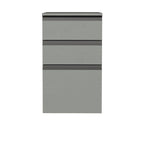 Gabinete Bajo 40 cm 3 Cajones Gris Nice Madesa