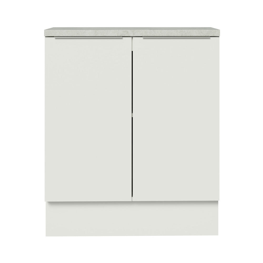 Gabinete Bajo 70 cm 2 Puertas Blanco Stella Madesa